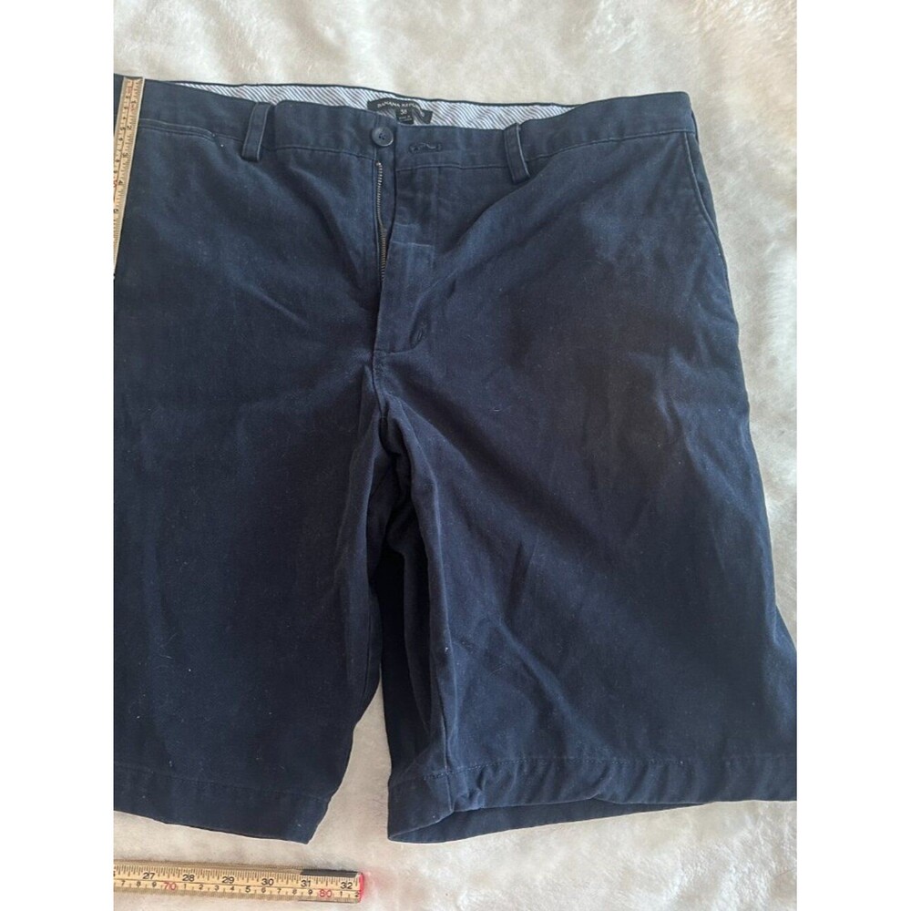 Banana Republic Men’s Navy Chino Shorts Size 38 Cotton Classic Casual - Picture 4 of 5